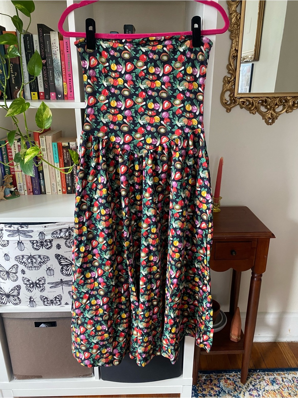 FBC Drop Waist Strapless Maxi Dress